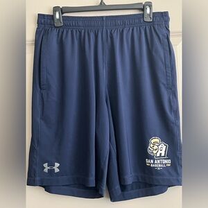 Under Armour Men's Navy Blue Baseball Shorts